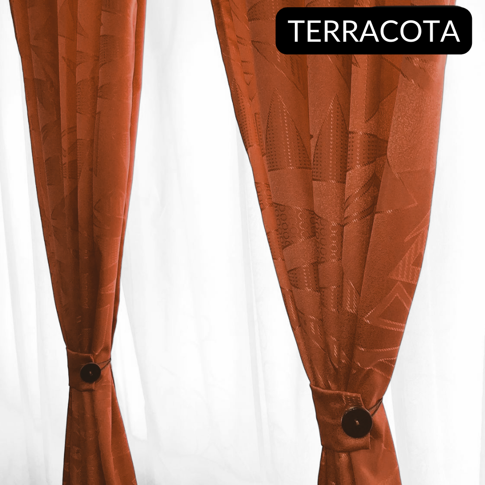 Miniatura 2 de Cortina Jaquard Vinotinto De 280cm